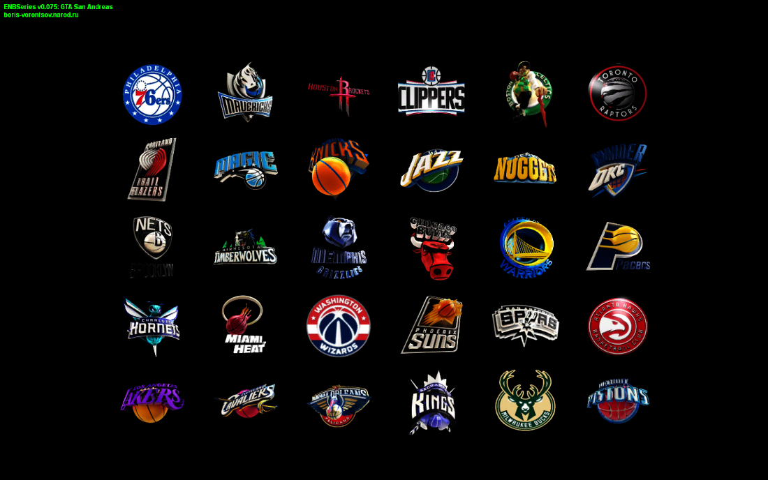 nba2k14 2015-16赛季全联盟真实球队队标logo 高清3d版